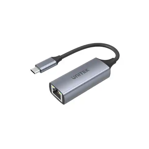 ⁨UNITEK ADAPTER USB-C 3.1 GEN 1-RJ45 1 GBPS, U1312A⁩ w sklepie Wasserman.eu