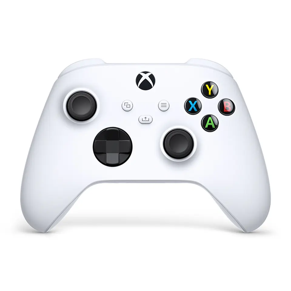 ⁨Microsoft Xbox Wireless Controller White Gamepad Xbox Series S,Xbox Series X,Xbox One,Xbox One S,Xbox One X Analogue / Digital Bluetooth/USB⁩ at Wasserman.eu