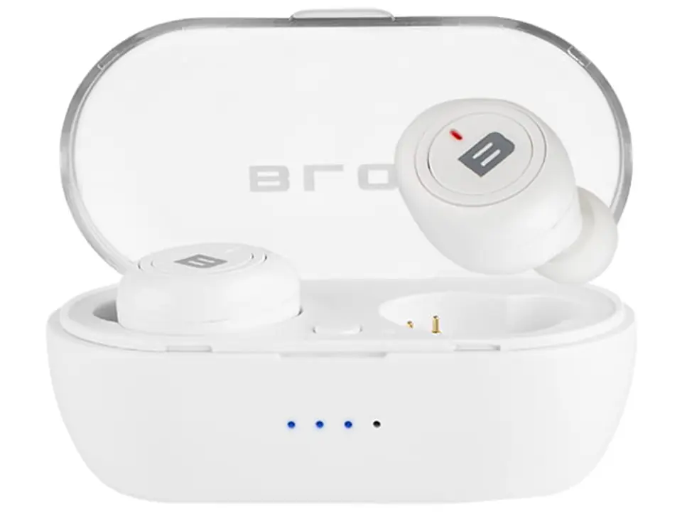 ⁨Blow BTE100 white Bluetooth headphones⁩ at Wasserman.eu