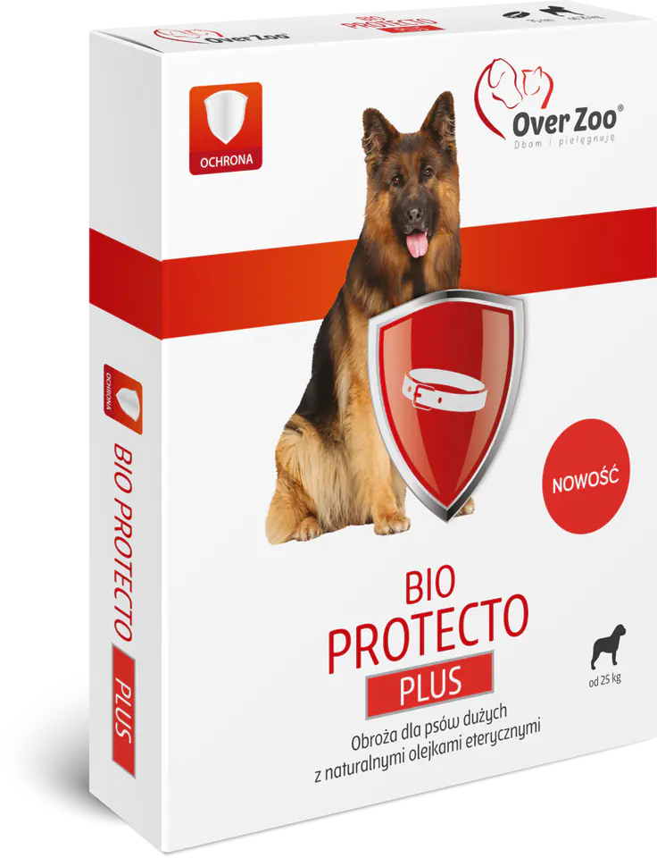 OVERZOO BIO PROTECTO PLUS OBROŻA DLA PSÓW DUŻYCH 75 cm w sklepie Wasserman.eu