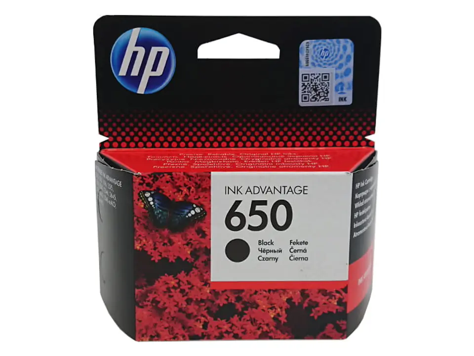 ⁨Original ink cartridge HP 650 (black)⁩ at Wasserman.eu