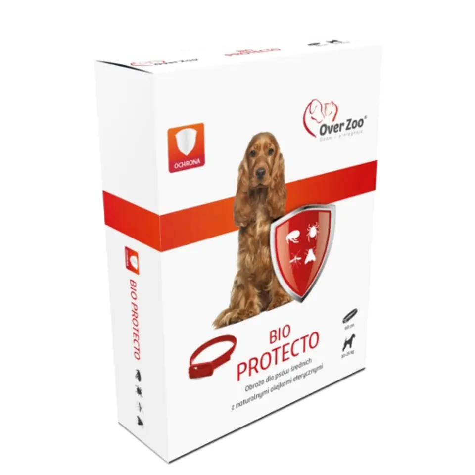 ⁨OVERZOO BIO PROTECTO PLUS COLLAR FOR MEDIUM DOGS 60 cm⁩ at Wasserman.eu