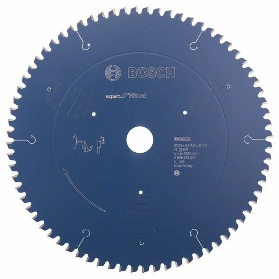 ⁨CIRCULAR SAW EXPERT/WOOD MITRE 305*30*2,4/1,8 72⁩ at Wasserman.eu