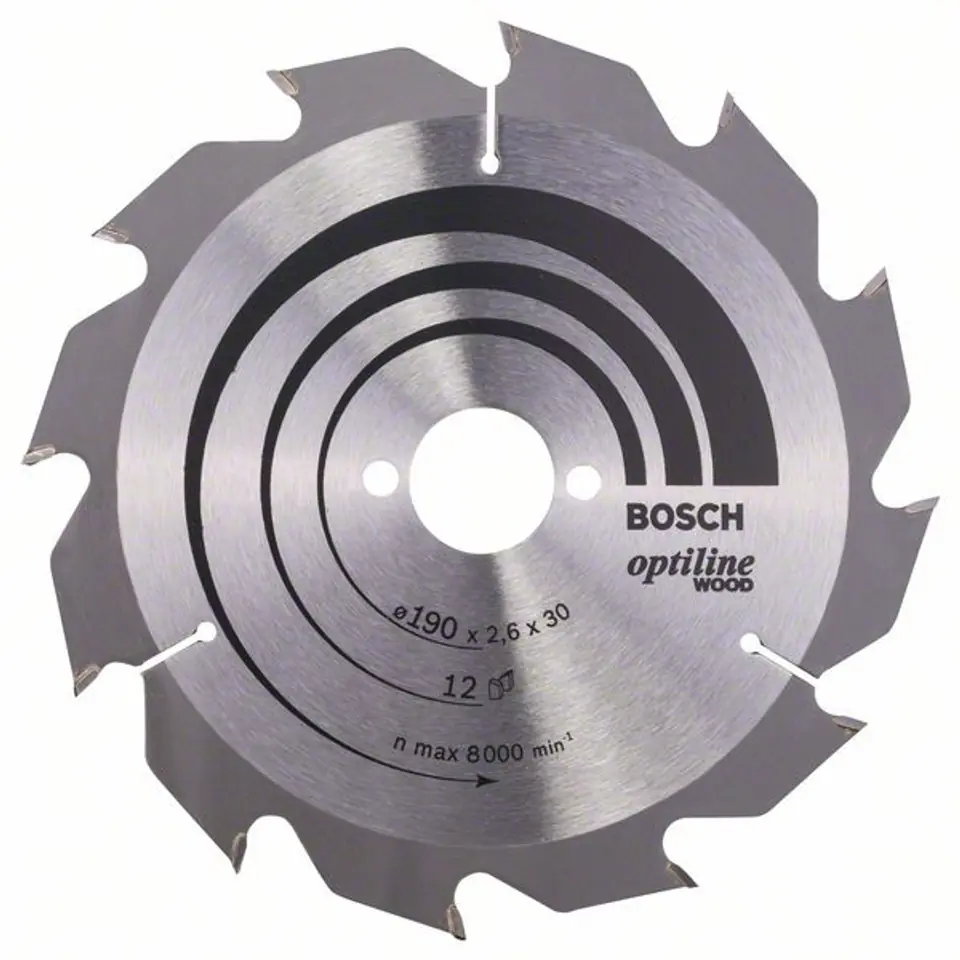 ⁨CIRCULAR SAW-H OPTILINE WOOD 190*2.6*30/12Z⁩ at Wasserman.eu