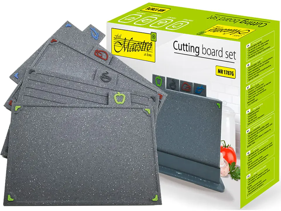 4 pieces of kitchen boards and Maestro MR1787G granite stand at Wasserman.eu