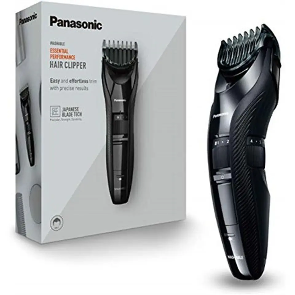 ⁨Panasonic Hair clipper ER-GC53 Corded/ Cordless, Wet & Dry, Number of length steps 19, Step precise 0.5 mm, Black⁩ at Wasserman.eu