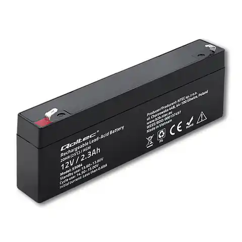 ⁨AGM battery 12V 2.3Ah, max. 34.5A⁩ at Wasserman.eu