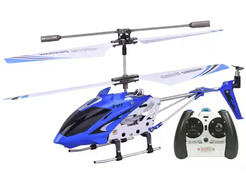 ⁨Syma S107G remote-controlled helicopter (blue)⁩ at Wasserman.eu