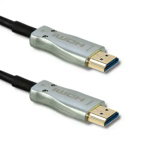⁨Qoltec Kabel HDMI v.2.0 A męski |A męski |AOC | 30m (0NC)⁩ w sklepie Wasserman.eu