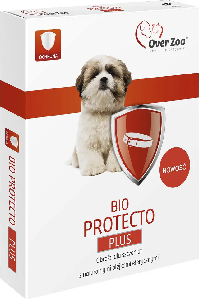 ⁨OVERZOO BIO PROTECTO PLUS OBROŻA DLA SZCZENIĄT 35 cm⁩ w sklepie Wasserman.eu