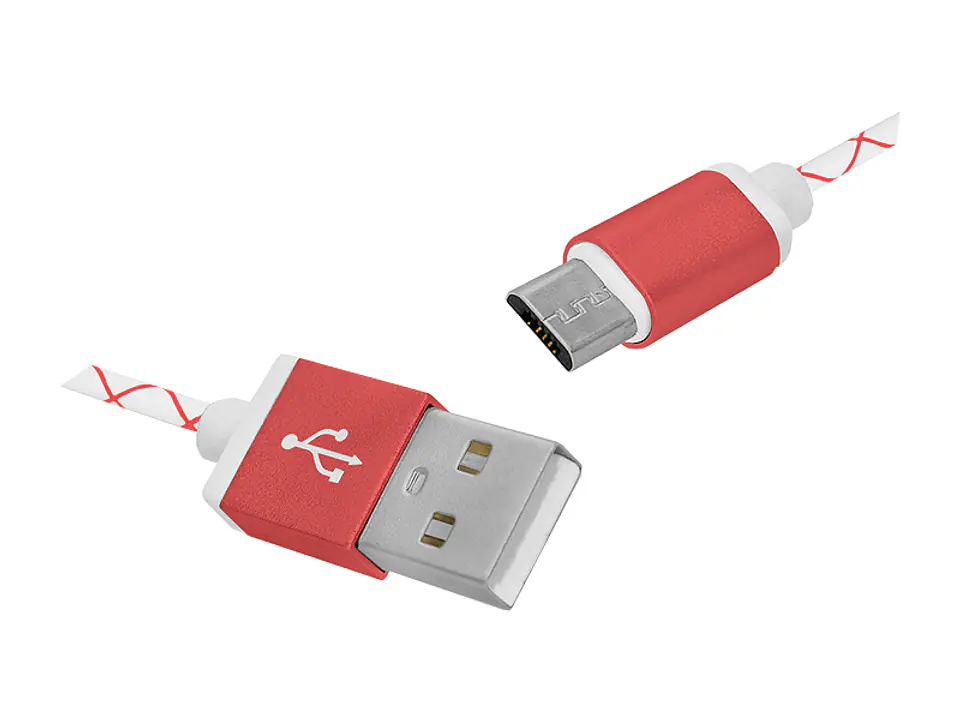 ⁨1 szt. PS Kabel USB - microUSB, 1m.⁩ w sklepie Wasserman.eu