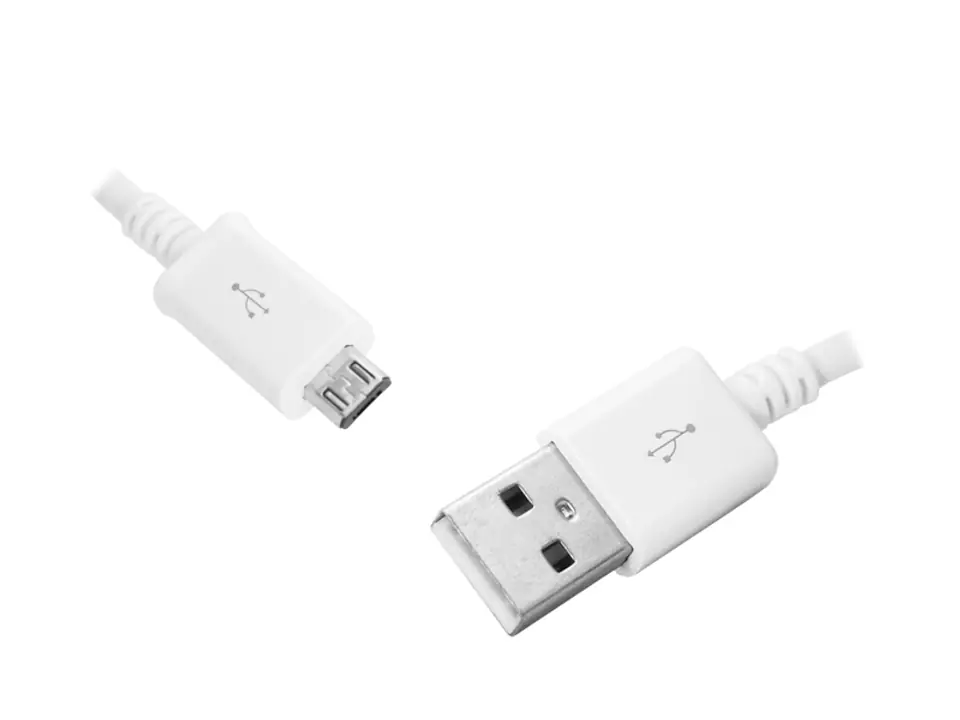 ⁨PS USB cable - microUSB, 3m, white. (1LM)⁩ at Wasserman.eu