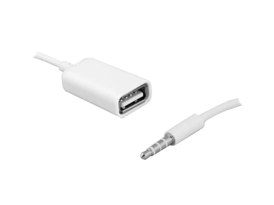 ⁨Adapter: USB socket - 3.5mm jack plug. (1LM)⁩ at Wasserman.eu