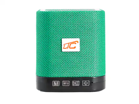 ⁨1 szt.  PS LTC Przenośny głośnik Bluetooth kostka XL, AUX/BT/FM/USB, DC 5 V, miętowy.⁩ w sklepie Wasserman.eu