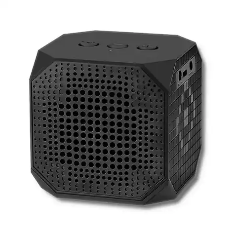 ⁨Qoltec Przenośny głośnik Bluetooth 3W | Double speaker | czarny! (0NC)⁩ w sklepie Wasserman.eu