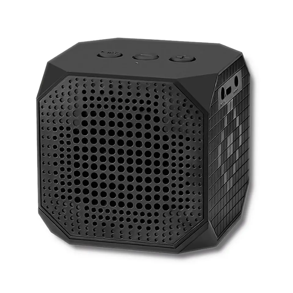 ⁨Qoltec Przenośny głośnik Bluetooth 3W | Double speaker | czarny! (0NC)⁩ w sklepie Wasserman.eu