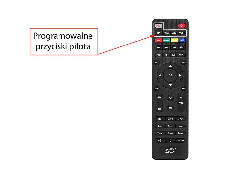 ⁨LTC remote control for HD401/HD402/HD501/HD502/T201/T202/T203/T204 receivers. (1LM)⁩ at Wasserman.eu