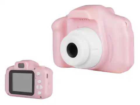 ⁨1 szt. Aparat cyfrowy z funkcją kamery, kid-friendly, różowy.⁩ w sklepie Wasserman.eu