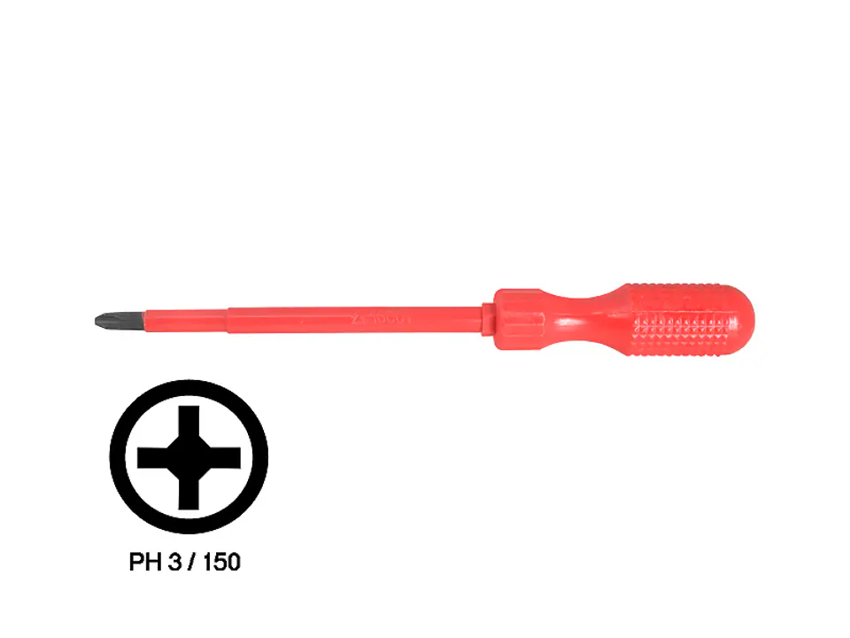 ⁨Insulated cross screwdriver 3x150 J63833 JBS, certified. (1LM)⁩ at Wasserman.eu