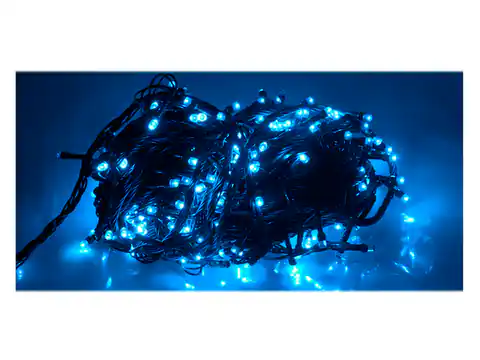 ⁨PS Christmas lights 100 LED, blue. (1LM)⁩ at Wasserman.eu
