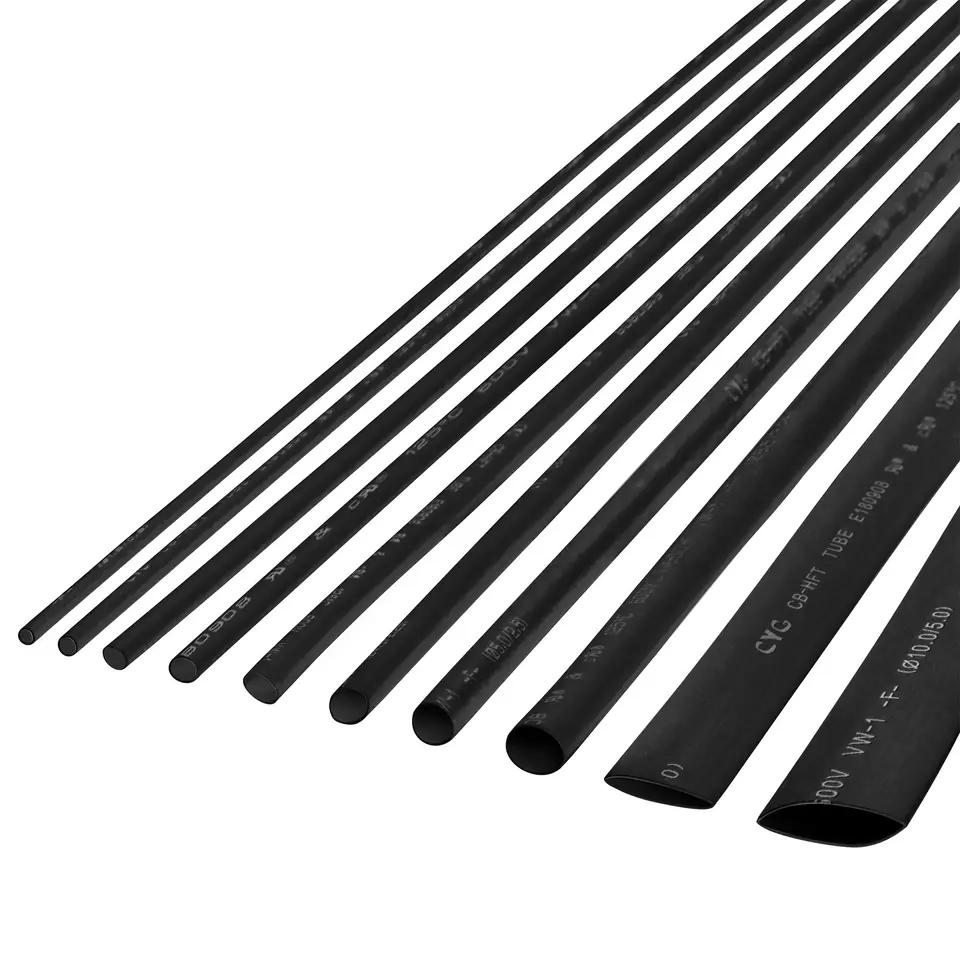 ⁨Heat Shrink Tube 3.5mm-1m Black Cabletech (1LL)⁩ at Wasserman.eu