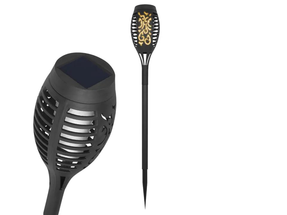 ⁨Torch garden lamp 12 x LED, 300 mAh, solar, IP65, NEW. (1LM)⁩ at Wasserman.eu