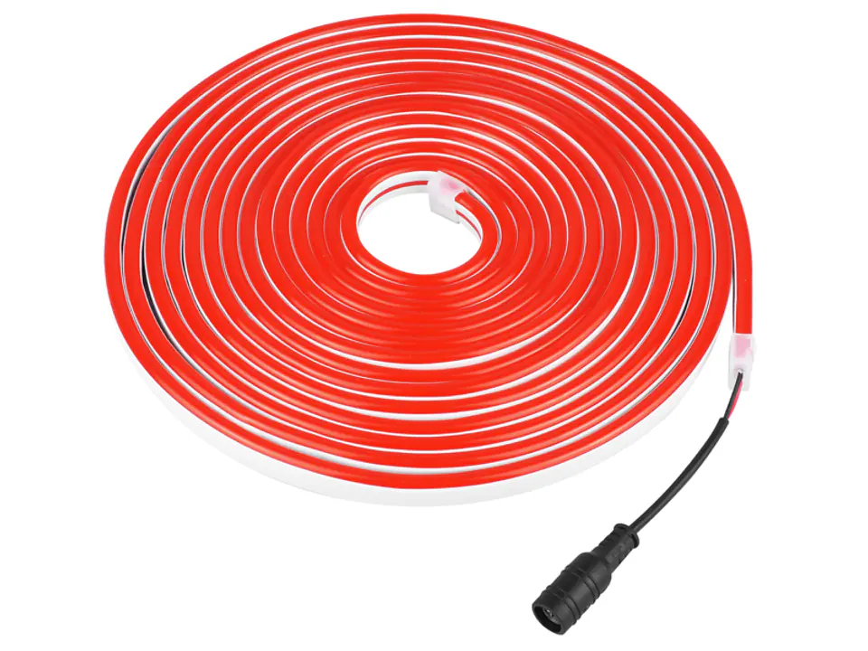 ⁨LED cord NEON FLEX single-sided 2835, 12 V, 5 m, red. (1LM)⁩ at Wasserman.eu