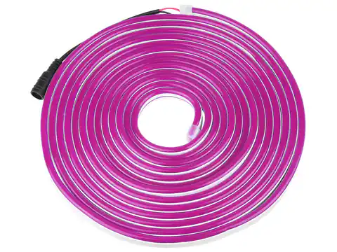 ⁨LED cord NEON FLEX single-sided, 2835, 12V, 5m, purple. (1LM)⁩ at Wasserman.eu