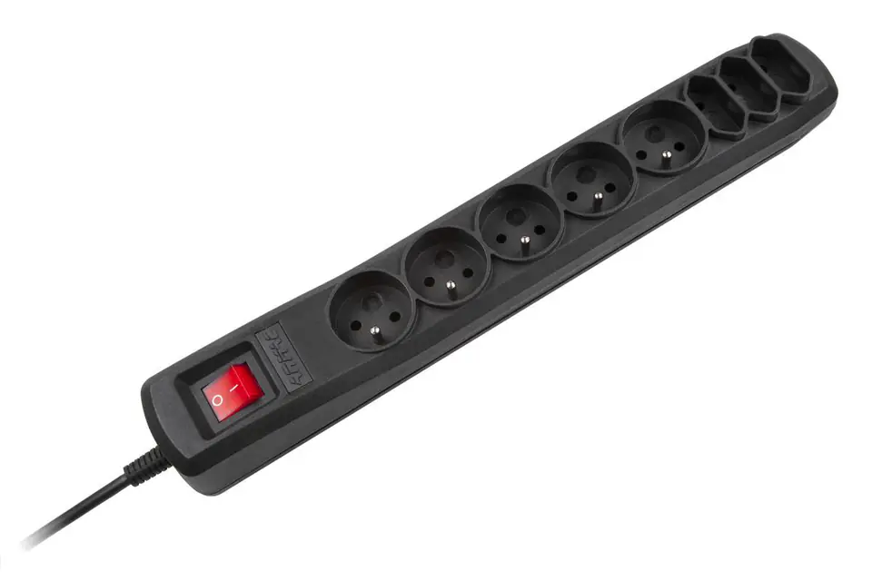 ⁨Steckdosenleiste R-8 3,0m schwarz Armac (1LL)⁩ im Wasserman.eu