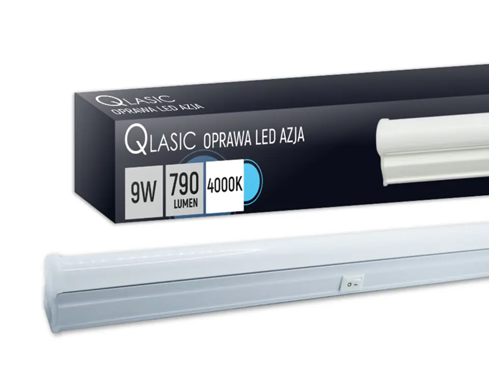 ⁨1 szt. PS OPRAWA LED T5 QLASIC 9W/NEUTRAL 790LM 60CM, AZJA, DIOLED.⁩ w sklepie Wasserman.eu