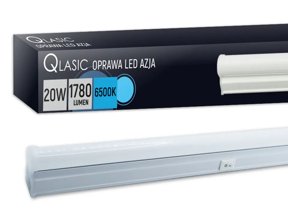 ⁨1 szt. PS OPRAWA LED T5 QLASIC 20W/ZIMNY 1780LM 120CMl, AZJA, DIOLED.⁩ w sklepie Wasserman.eu