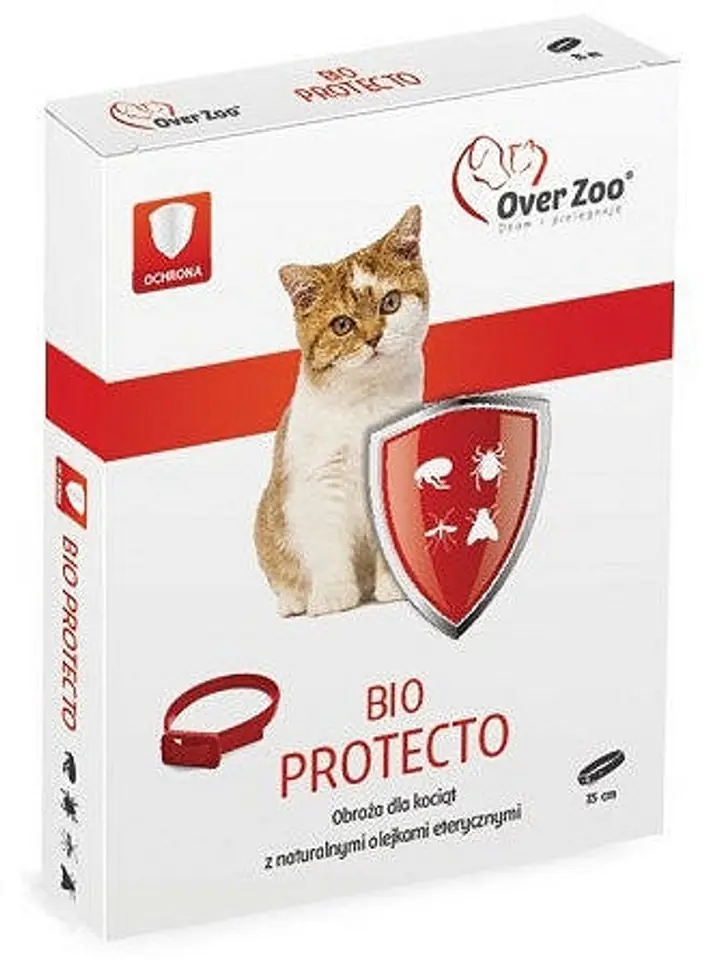 ⁨OVERZOO BIO PROTECTO PLUS COLLAR FOR KITTENS 35 cm⁩ at Wasserman.eu