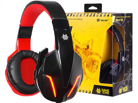 ⁨Headphones with microphone Tracer Gamezone Riot v2⁩ at Wasserman.eu