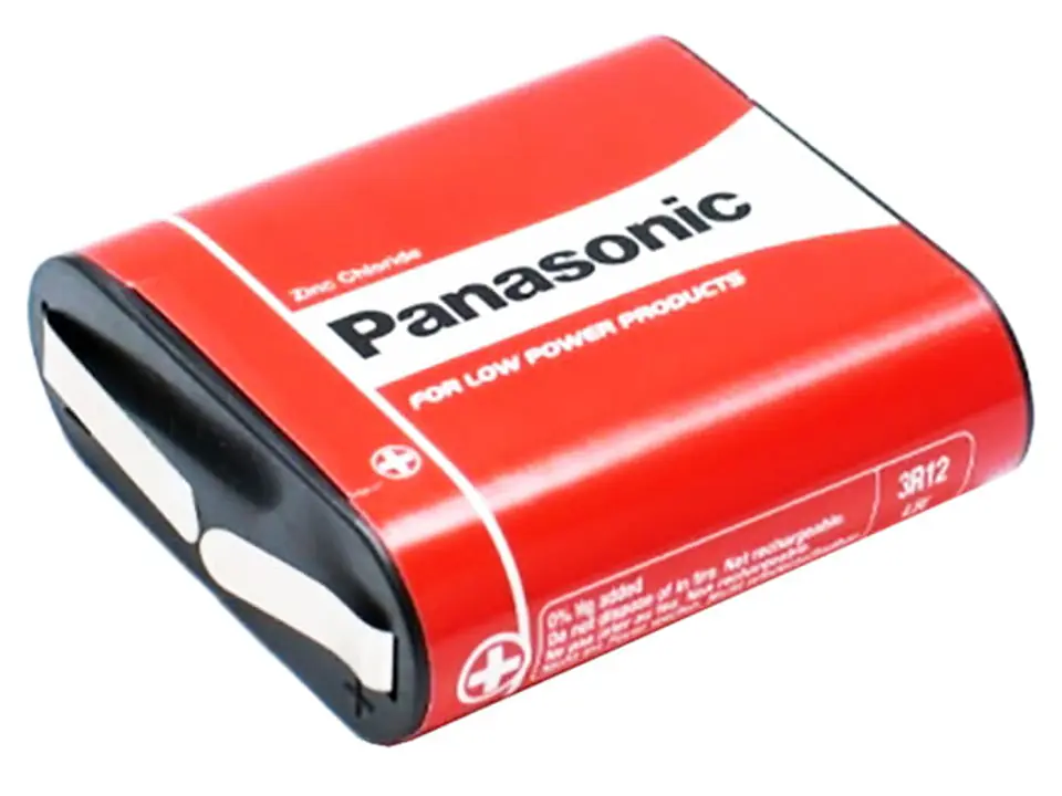 ⁨Bateria płaska. Panasonic 3R12 4,5V⁩ w sklepie Wasserman.eu