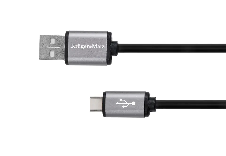 ⁨USB to USB Type-C cable 1m Kruger&Matz Basic (1LL)⁩ at Wasserman.eu