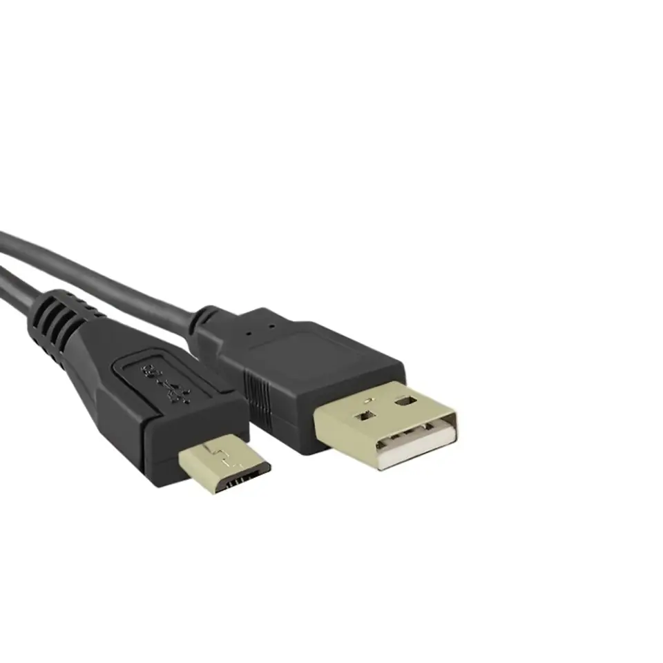 ⁨Qoltec Adapter USB A męski micro USB B męski 0.1m⁩ w sklepie Wasserman.eu