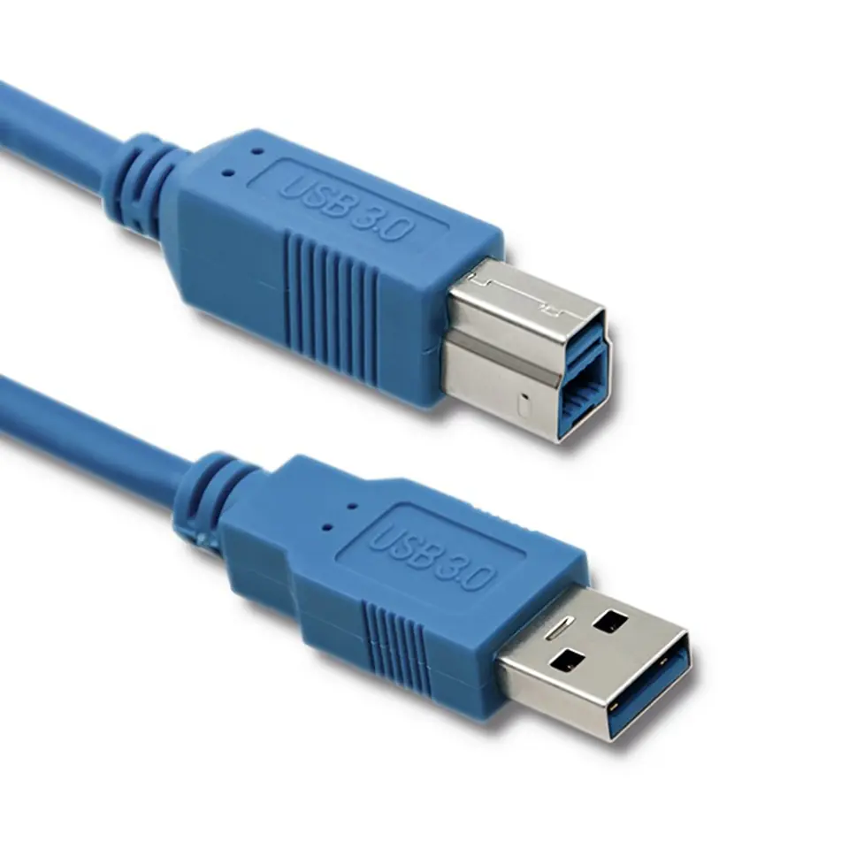 ⁨Qoltec Kabel USB 3.0 do drukarki A męski | B męski | 1m⁩ w sklepie Wasserman.eu