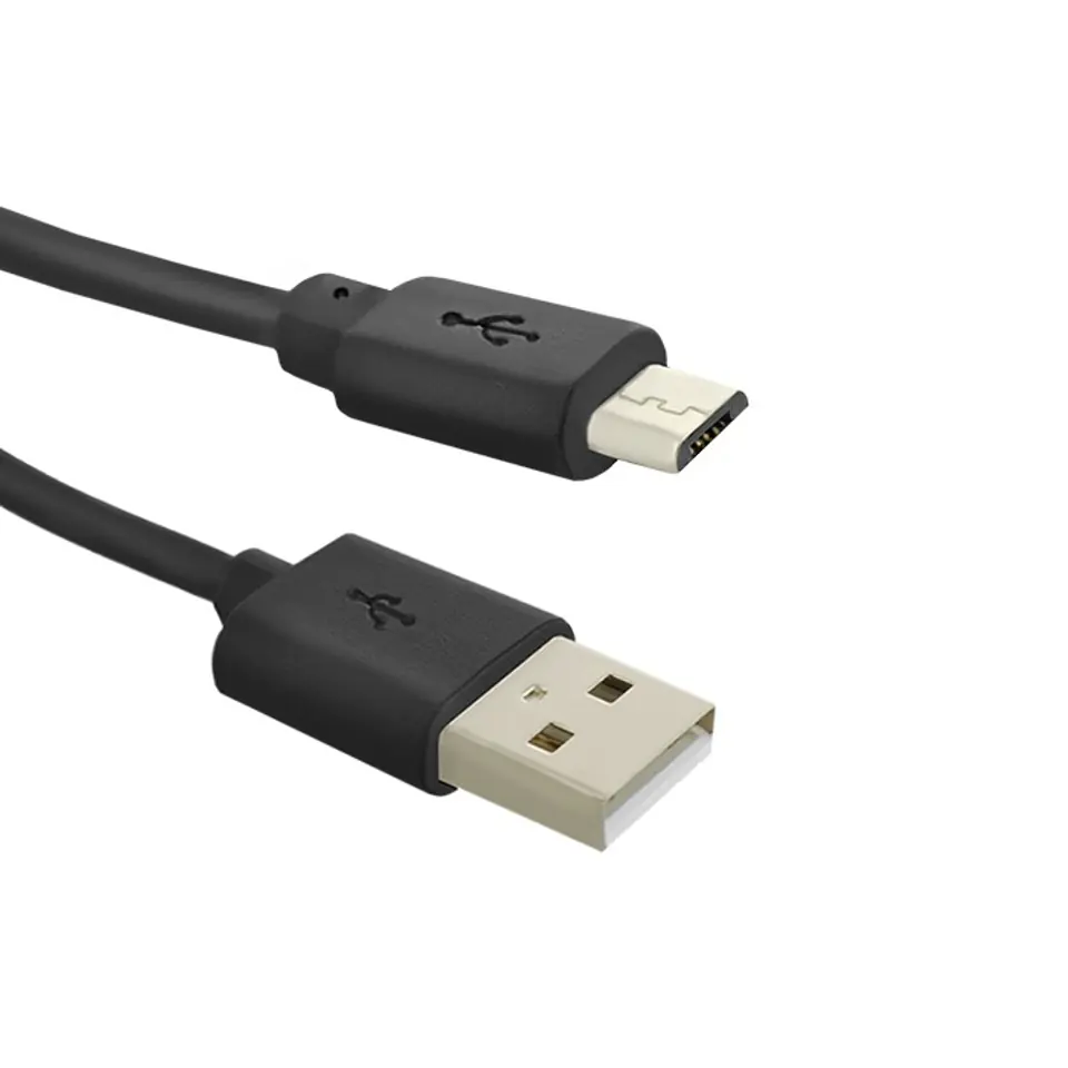 ⁨Qoltec USB A cable male | micro USB B male | 5P | 1m (0NC)⁩ at Wasserman.eu