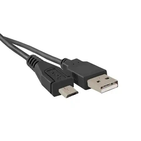 ⁨Qoltec Kabel USB 2.0 A męski | Micro USB B męski | 0.25m (0NC)⁩ w sklepie Wasserman.eu