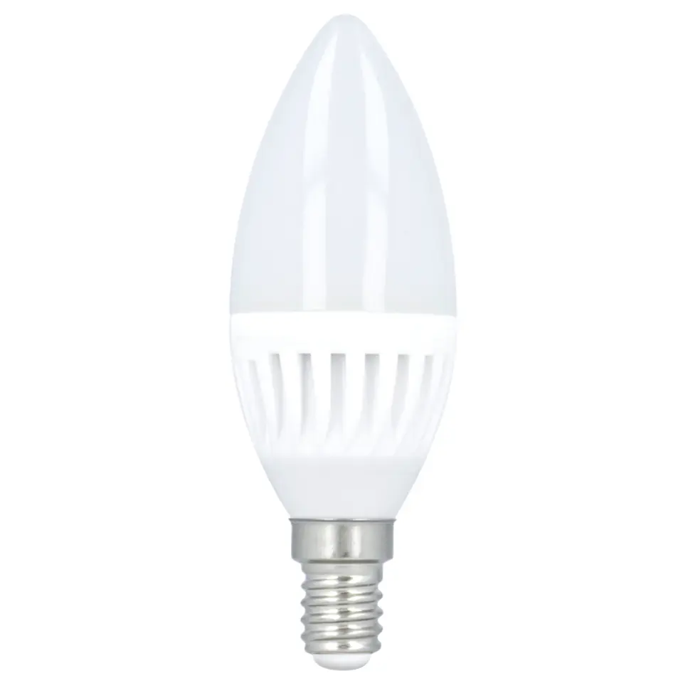 ⁨LED bulb E14 C37 Forever Light, 10 W, 230 V, 4000 K, 900 lm, ceramic. (1LM)⁩ at Wasserman.eu