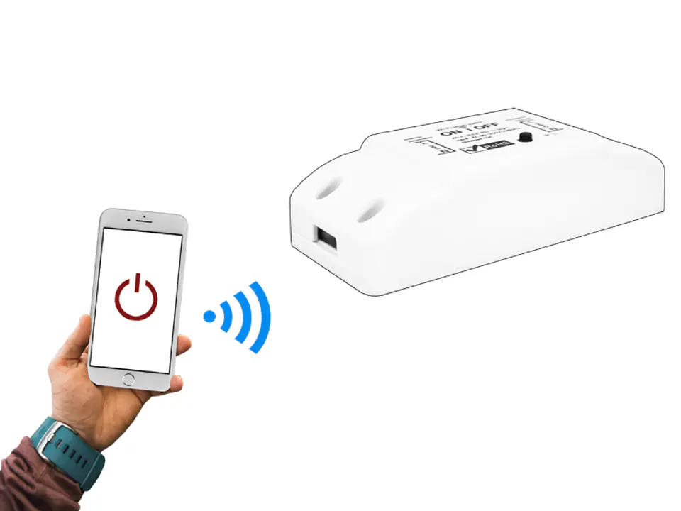⁨Sterownik LXU402 WiFi jednokanałowy⁩ w sklepie Wasserman.eu