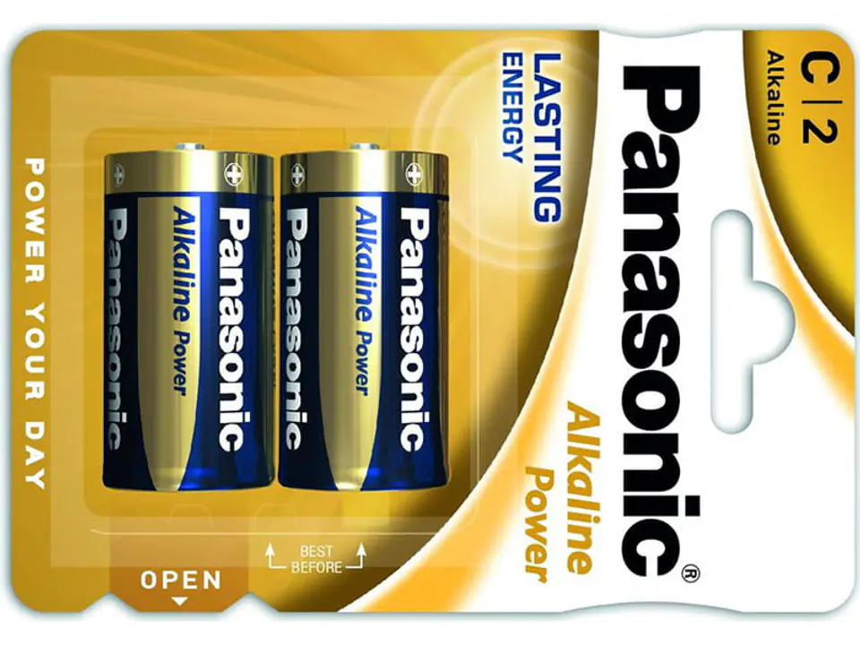 ⁨Panasonic LR14 alcaline C AM2 1.5V batteries 2 pcs⁩ at Wasserman.eu