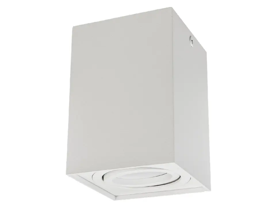 ⁨Halogen spot-mounted luminaire GU10 MCE426 W, white, 80 x 80 x 115 mm, square, aluminium. (1LM)⁩ at Wasserman.eu