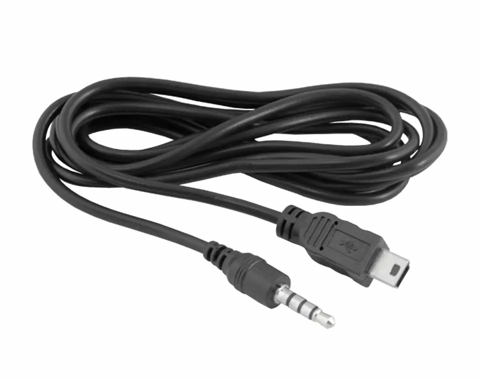 ⁨1 szt. Kabel Mini USB - Jack 3.5mm 1,5m⁩ w sklepie Wasserman.eu