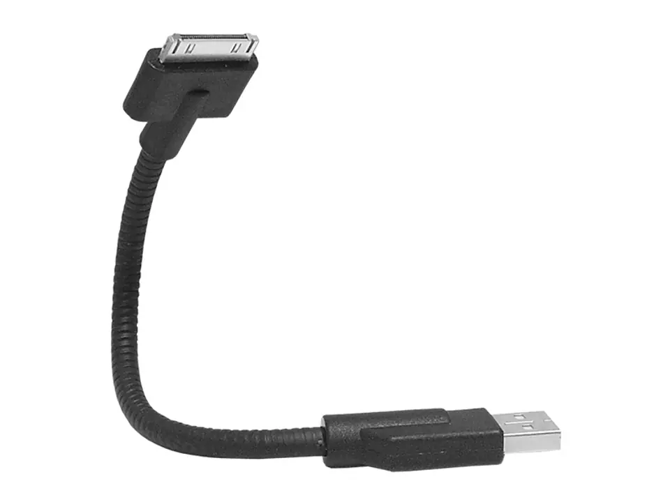 ⁨1 szt.  PS Kabel USB - IPhone, 20cm sztywny.⁩ w sklepie Wasserman.eu