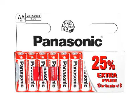 ⁨10 szt. Bateria Panasonic R06 (blister 10 sztuk). (1LM)⁩ w sklepie Wasserman.eu