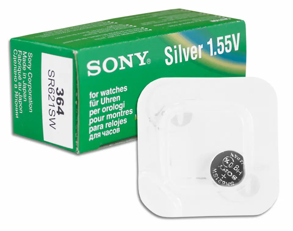 ⁨10 pcs. Silver battery Sony/Murata SR 621SW. (1LM)⁩ at Wasserman.eu