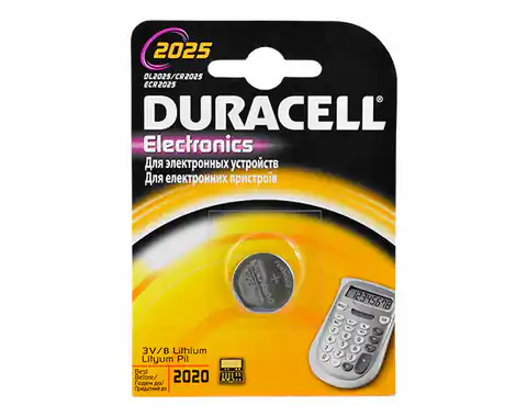⁨5 pcs. Duracell CR2025 lithium battery, 3V. (1LM)⁩ at Wasserman.eu