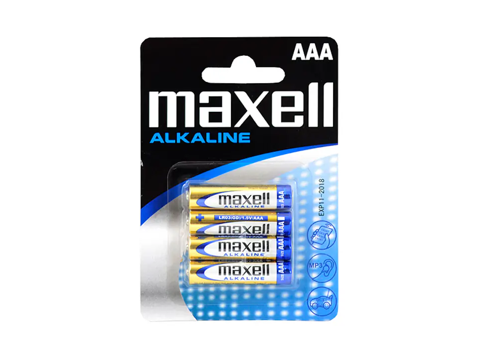 ⁨Maxell Battery Alkaline LR-03 AAA 4-Pack Single-use battery⁩ at Wasserman.eu