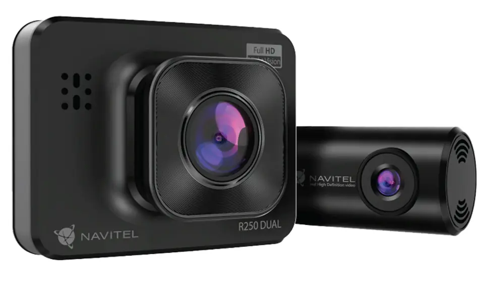 ⁨PS Car DVR NAVITEL R250, DUAL KAM. (1LM)⁩ at Wasserman.eu